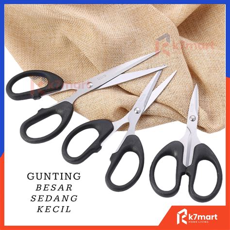 Jual K Mart Gunting Stainless Steel Guting Serbaguna Kertas Kain