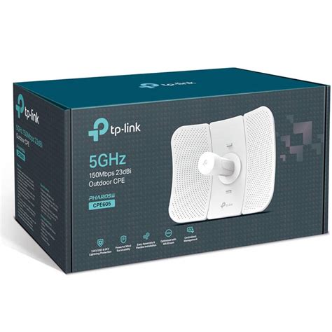 TP Link CPE605 5GHz 150 Mbps 23 DBi Outdoor CPE With Durable IP65