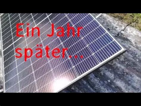 Balkonkraftwerk Ständer selber bauen ein Jahr später YouTube