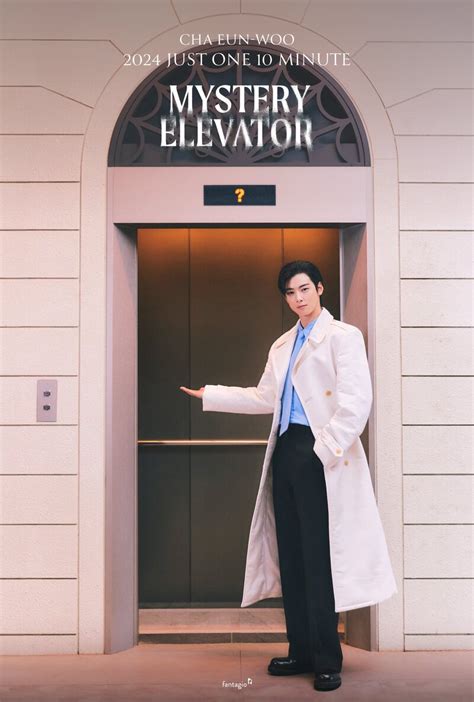 Astro Cha Eun Woo Fan Con Tour 2024 Just One 10 Minute [mystery Elevator] Poster Kpopping