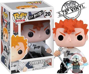 Sex Pistols Johnny Rotten Pop Vinyl Figure Funko Man Of Action Figures