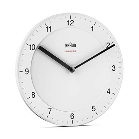 Braun Wall Clock, White, Normal - Large Wall Clocks