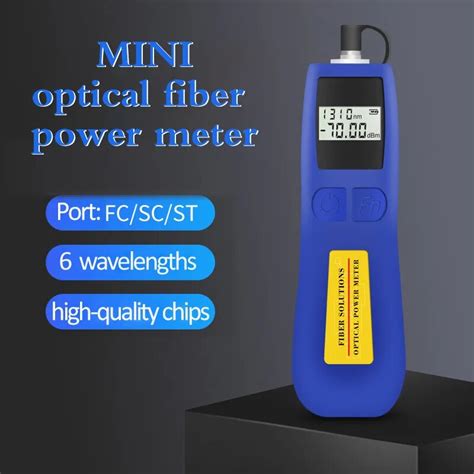 Tl537mini Fiber Optic Tester Power Meter Tools Fc Port Fiber Optic