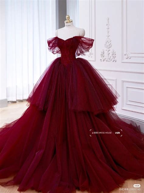 Red Ball Dress Red Ball Gowns Ball Gown Dresses Maroon Ball Gowns