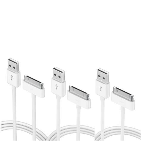 6ft 30 Pin Charger Cable Compatible With Iphone 4 4s 3g 3gs Ipad 1st 2nd 3rd Generation Ipod