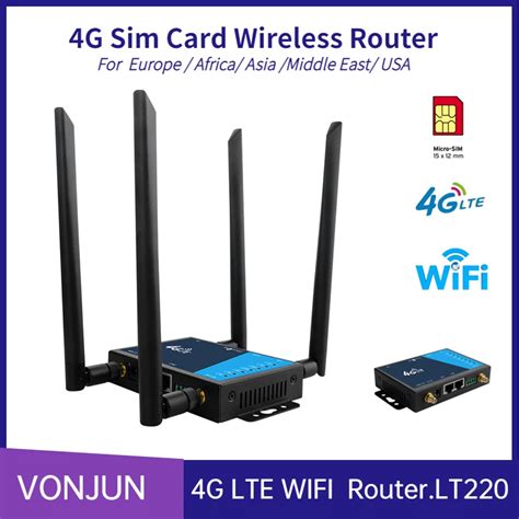 Router Industrial CPE LT220 4G Para Exteriores Tarjeta Sim LTE Punto De