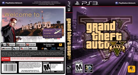 Capa Do Jogo Grand Theft Auto V Gta 5 Ps3 Capas De Dvds Capas De