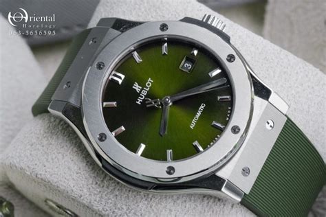 Hublot Classic Fusion Titanium Green Oriental Horology