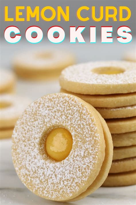 Lemon curd linzer cookies – Artofit