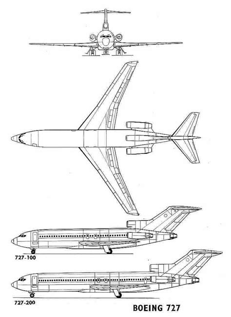 Boeing 727 aircraft airliner facts history pictures