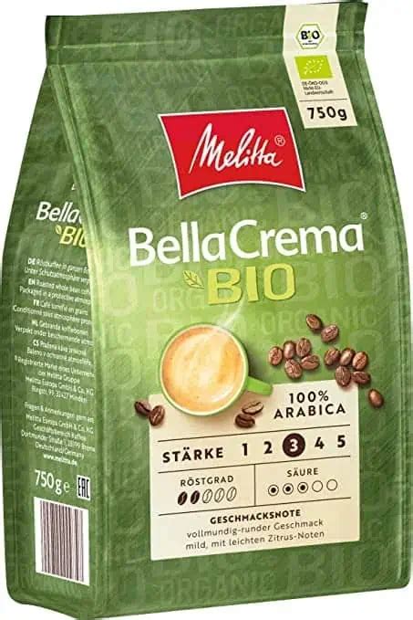 Melitta BellaCrema Bio Ganze Kaffee Bohnen Stärke 3 1 kg ab 9 89 inkl