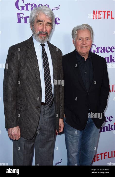 From Left Sam Waterston And Martin Sheen Arrive At The Los Angeles Premiere Of Grace And