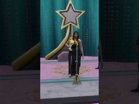 Winning awards with Sims 4 Get Famous Expansion Pack #shorts #thesims4 ...