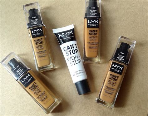 Makeup Beauty And More Nyx Cant Stop Wont Stop Matte Primer And