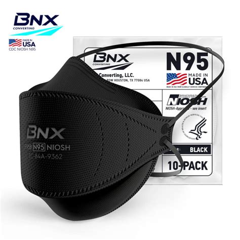 Bnx F95b Black N95 Mask Made In Usa N95 In Stock