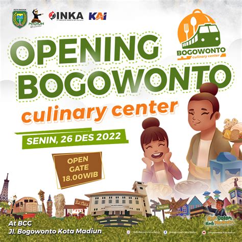 Opening Bogowonto Culinary Center Desember Dinas Kebudayaan