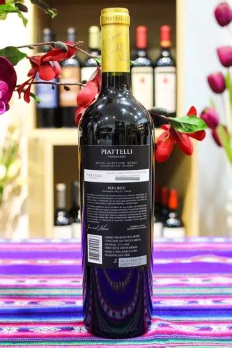 Vino Tinto Piattelli Reserva Malbec Salta Con Estuche 750ml MercadoLibre