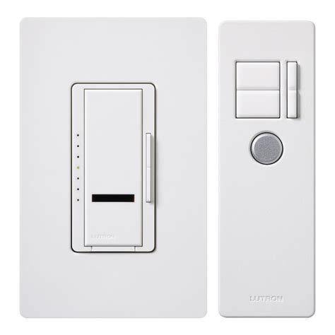 Lutron Maestro 600-Watt Single Pole Wireless White Remote Control ...