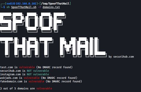 Github V D Spoofthatmail Bash Script To Check If A Domain Or List