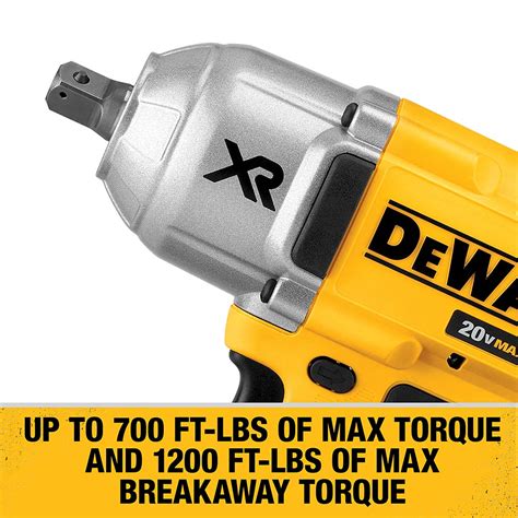 Dewalt V Max Xr Cordless Brushless High Torque Impact Wrench With