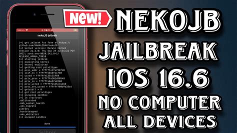 News Nekojb Jailbreak Semi Untethered Jailbreak For Arm On Ios