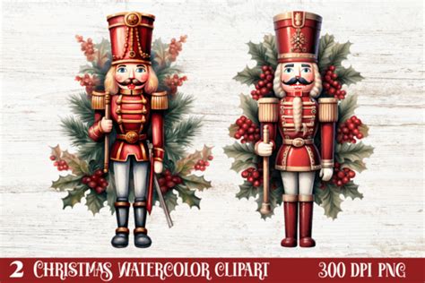 Christmas Nutcracker Clipart Sublimation Graphic By CraftArt Creative