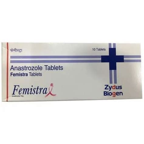 Anastrozole Tablets Femistra 1 Mg Tablet Zydus Packaging Type 10