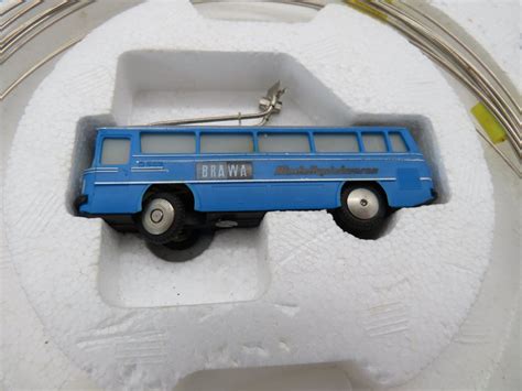 Brawa N - 6002 - Model train (1) - Brawa Trolley Minibus with masts contact wires in original ...