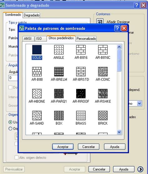 Autocad Comando Sombreado