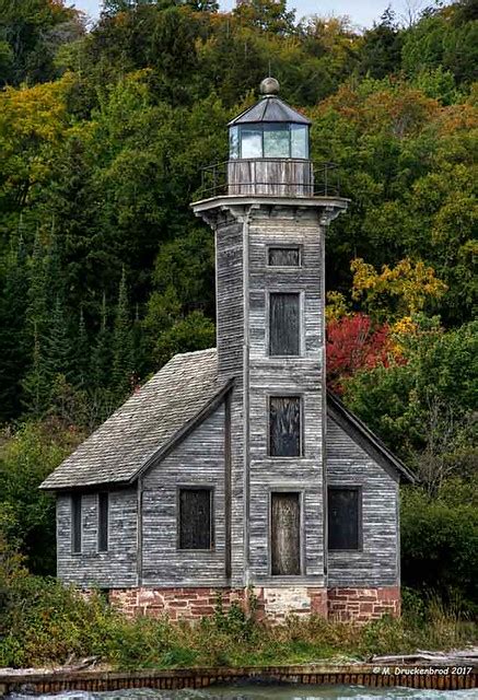 The East Channel Lighthouse On Grand Island Michigan Flickr