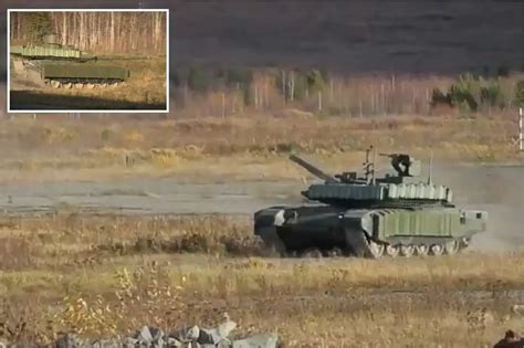 Russia Unveils Upgraded T M Tank With Enhanced Features