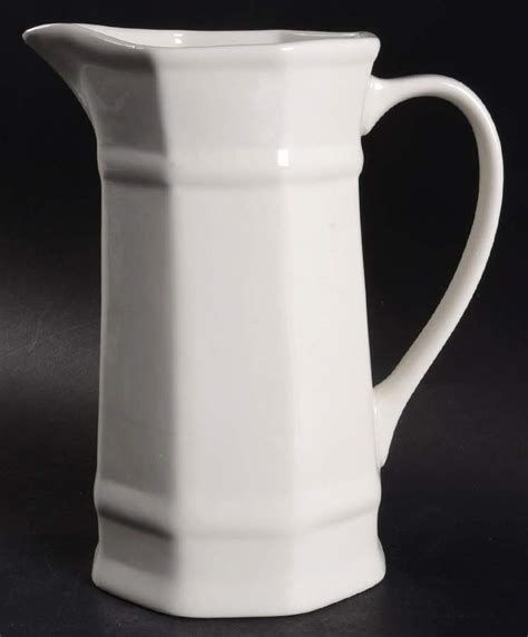 Heritage White Oz Pitcher By Pfaltzgraff Replacements Ltd