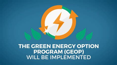 Green Energy Option Program Geop With Edc Youtube