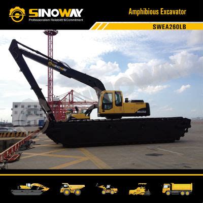 Floating Excavator Swamp Drilling Platform Amphibious Soft Terrain