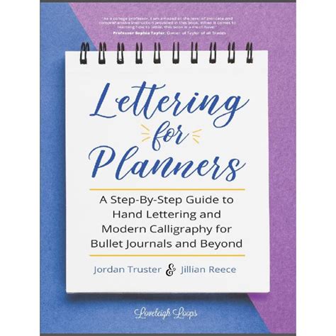 Jual Lettering For Planners A Step By Step Guide To Hand Lettering And