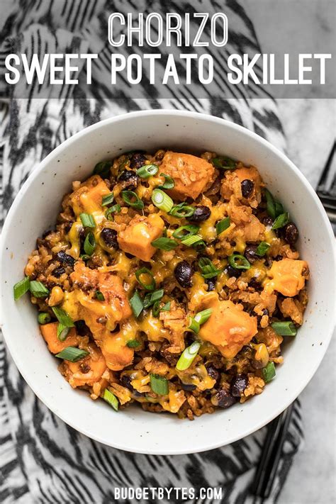 Chorizo Sweet Potato Skillet Sweet Potato Skillet Recipes Chorizo