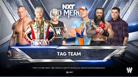 Cody Rhodes Randy Orton Rey Mysterio Vs Roman Reigns John Cena