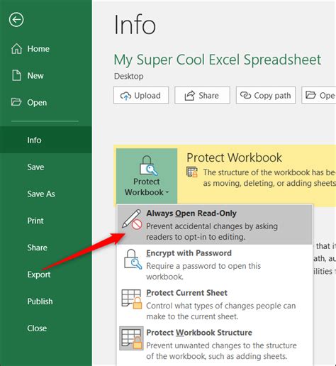 Tricks To Protect Excel Workbook From Editing