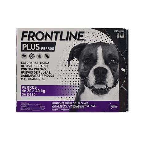 Frontline Plus Paquete De Pipetas Para Perro A Kg Guau