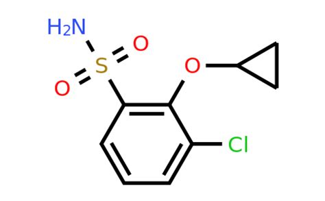 CAS 1243344 19 5 3 Chloro 2 Cyclopropoxybenzenesulfonamide Synblock