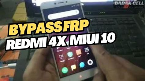 Lupa Akun Google Redmi X Bypass Frp Tanpa Komputer Youtube