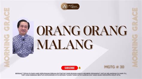 Renungan Pagi Morning Grace Orang Orang Malang Renunganharian