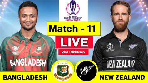 LIVE New Zealand Vs Bangladesh 11th Match Live NZ Vs BAN World Cup