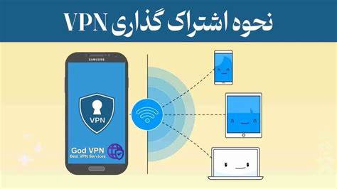 آموزش اشتراک گذاری Vpn با اندروید، آیفون و ویندوز God Vpn