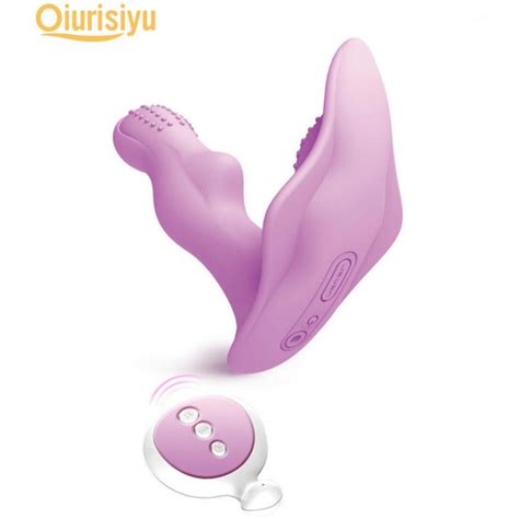 Wearable Dildo Vibrator 10 Speeds Wireless WomenMasturbator Clit