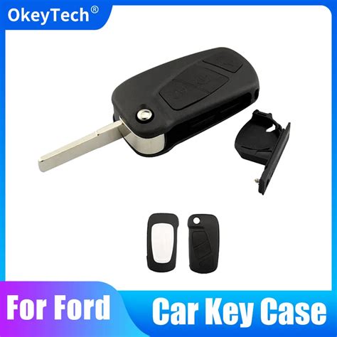 OkeyTech For Ford KA Replacement Flip Remote Car Key Shell Case 3