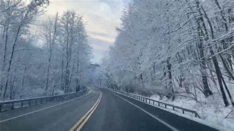 Beautiful Winter Drive Down Route 55 Pawlingny Youtube