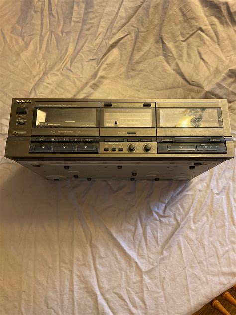 Technics RS TR157 Double Cassette Deck Dual Stereo Auto Reverse EBay