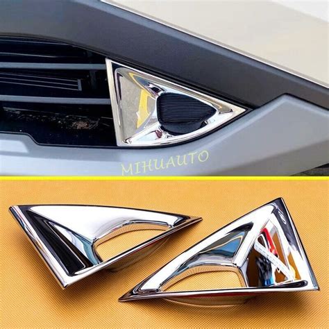 For 21 2023 Nissan Rogue X Trail T33 ABS Chrome Front Fog Light Lamp