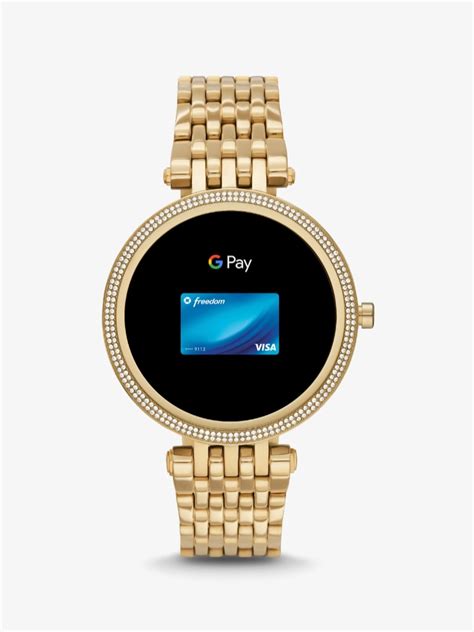 Gen 5e Darci Pavé Gold Tone Smartwatch Tribe By Yokart